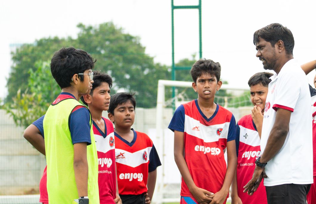 Bhaichung Bhutia Football Schools in Sportek Arena, Gandipet